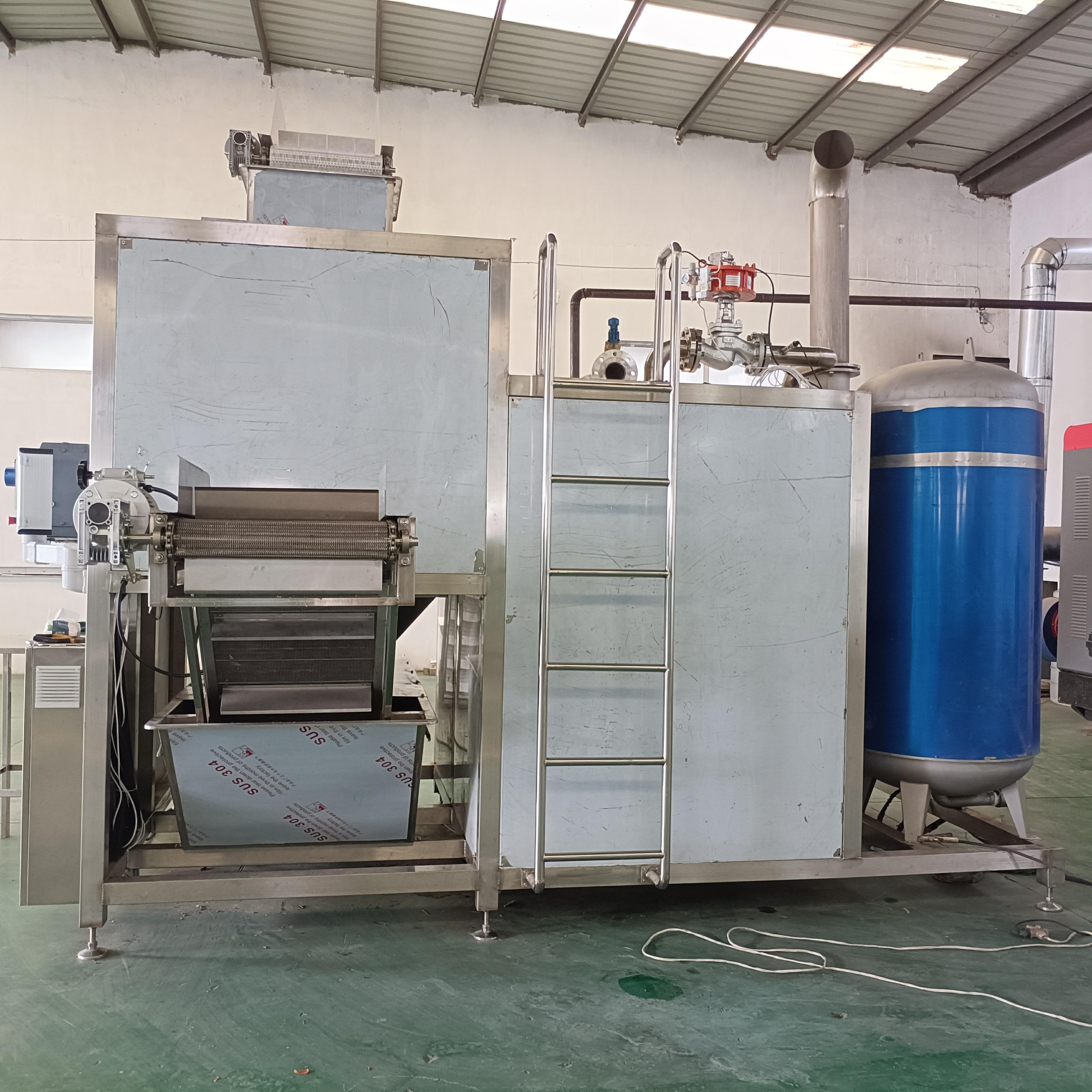 Automatic Potato and Carrot Steam Peeling Machine Automatic Industrial Sweet Potato and Vegetable Tomato Steam Peeling Machine