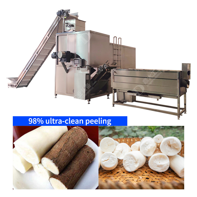 New design cassava peeler and chips grater/ cassava peeler chipper machinery/manioc cassava slicer peeling chipping machine