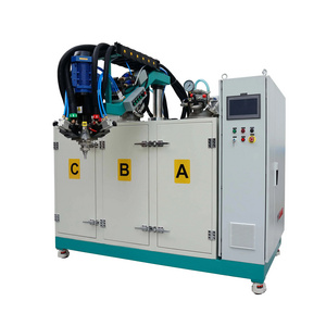 plural slow rebound open cell polyurethane elastomer casting machinery