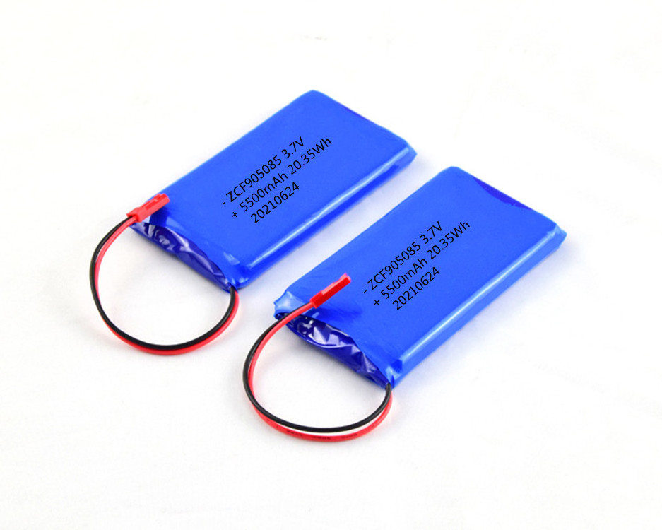 5500mAh 3.7V Rechargeable Li-ion Lithium ion Battery Pack Li-polymer Battery 905085 for Video Door Bell/Table PC