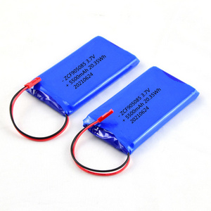 5500mAh 3.7V Rechargeable Li-ion Lithium ion Battery Pack Li-polymer Battery 905085 for Video Door Bell/Table PC