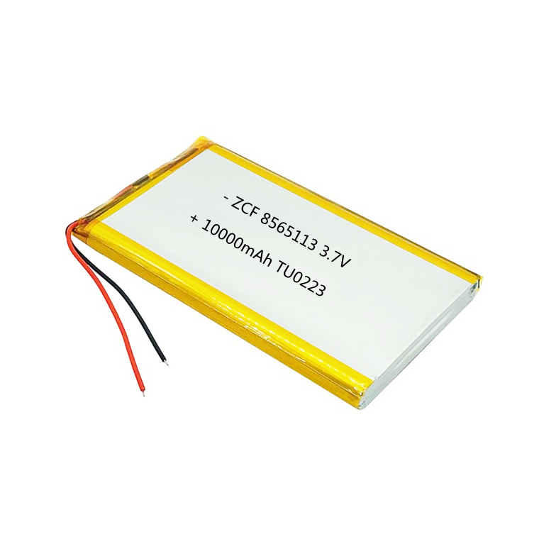 ZCF 8565113 10000mAh 3.7V Rechargeable Polymer Lithium Ion Battery Super Slim for GNSS/Tracker/Sex Toy