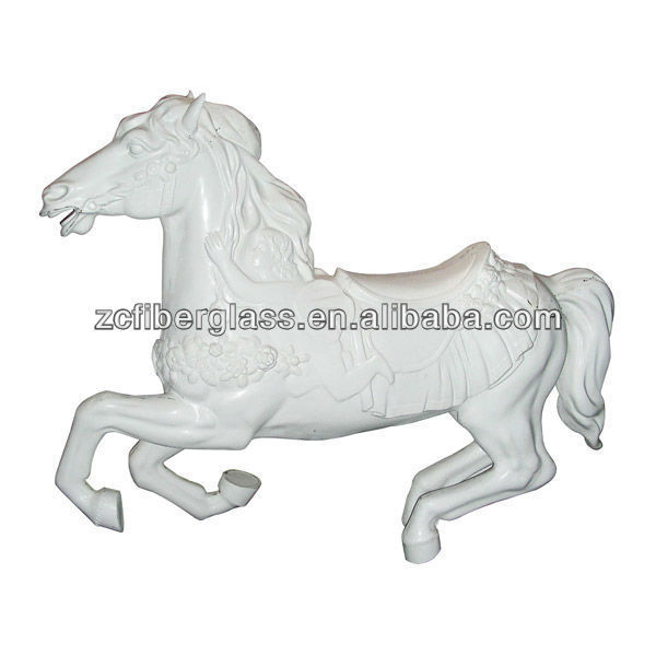 Fiberglass horse for carousels