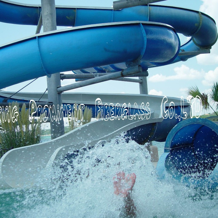 Swimming pool slide parts swimming pool tube slide