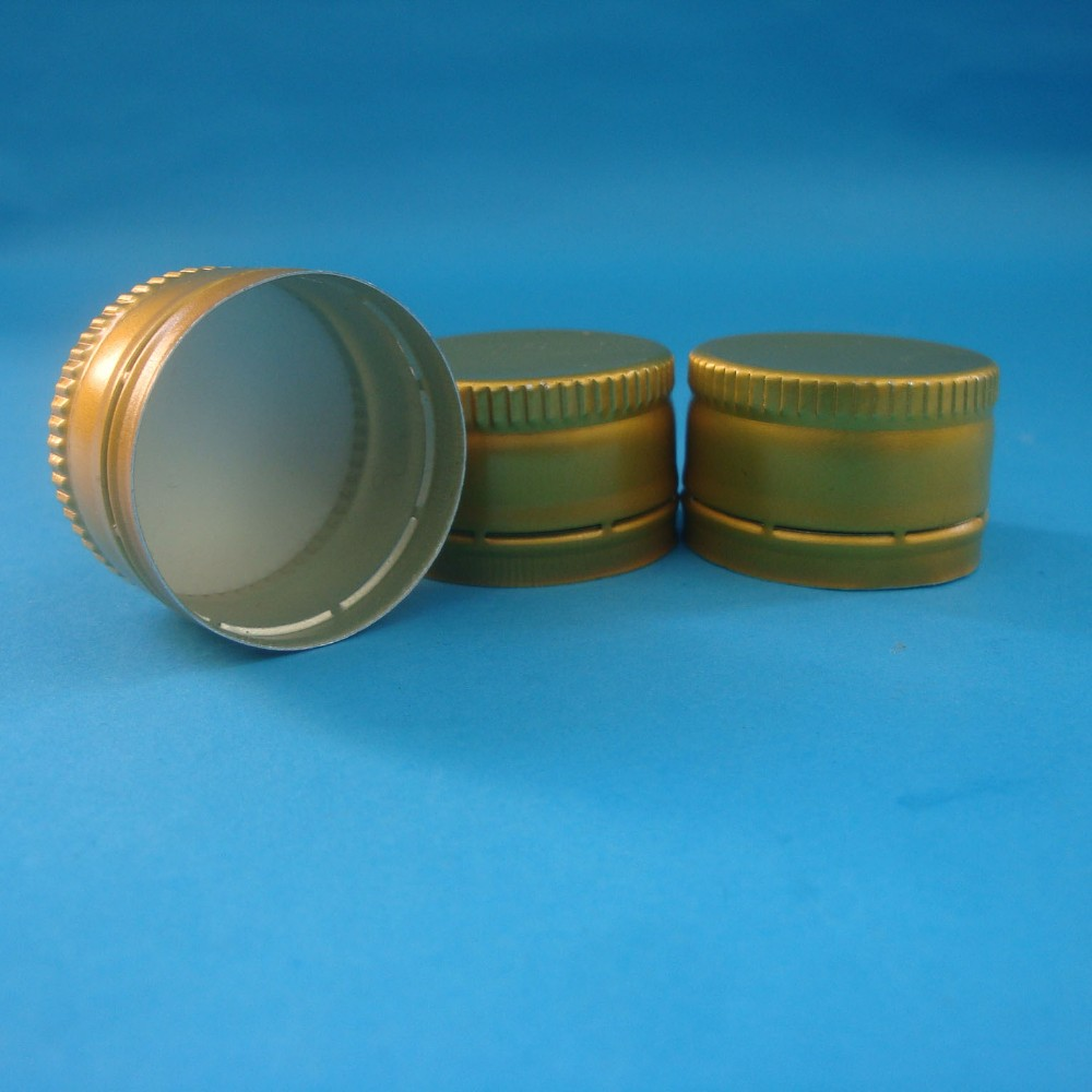 28mm tamper evident aluminum cap/28mm ROPP cap