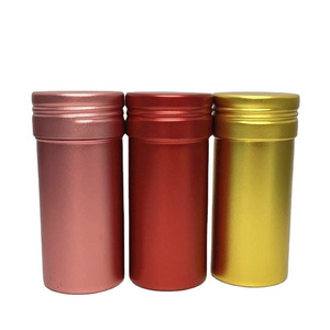 Hot selling wholesale 75g silver gold color empty aluminum bottle jar hair care wax stick deodorant stick