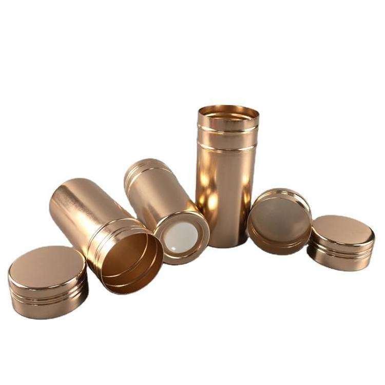 OEM Hot selling wholesale 75g rose gold color empty aluminum bottle jar hair care wax stick deodorant stick