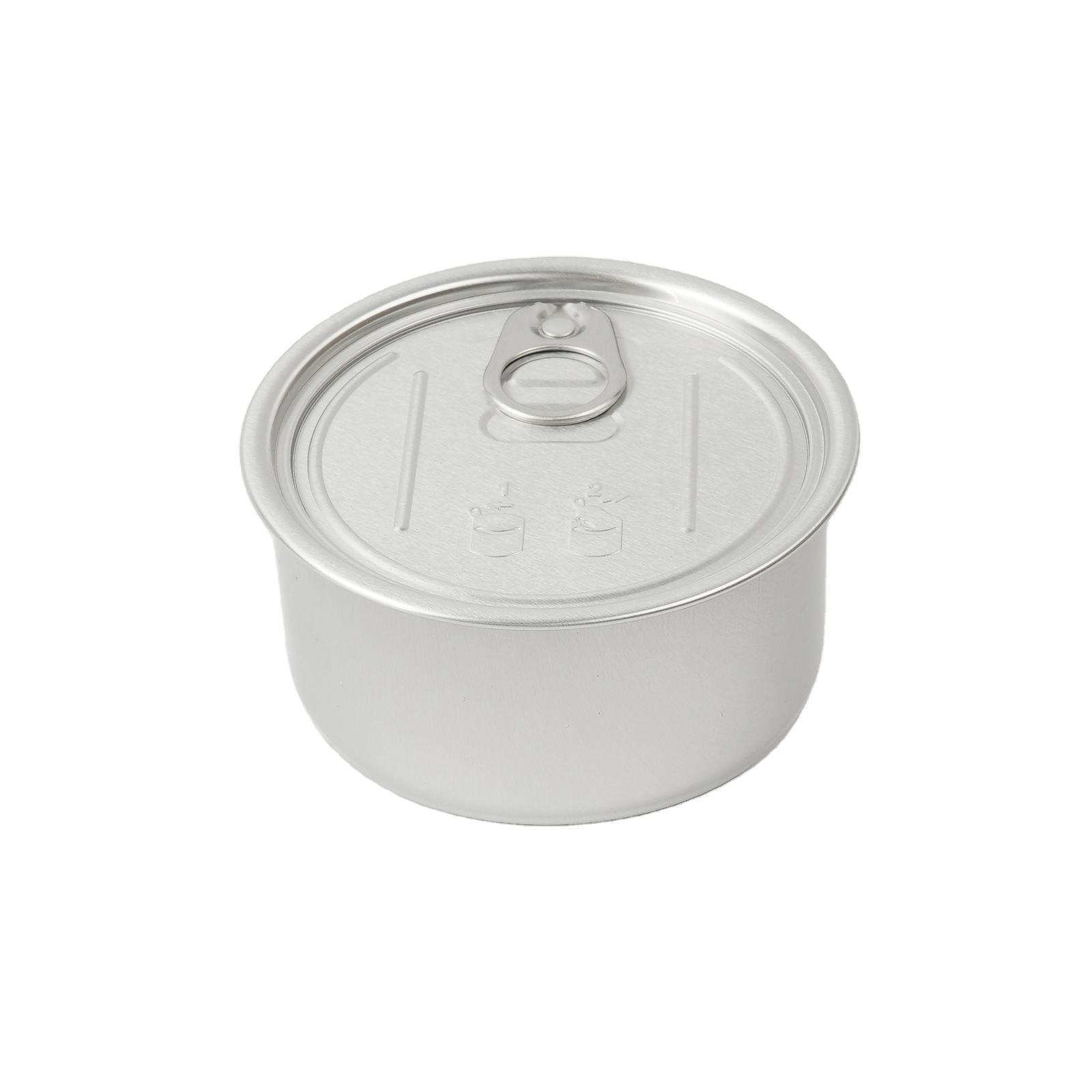 UKETA Wholesale Cali Press Self-Seal Tin Airtight Smell-Proof Metal Cans for Tuna with Hoop Ring Empty Tuna Cans Manufacturer