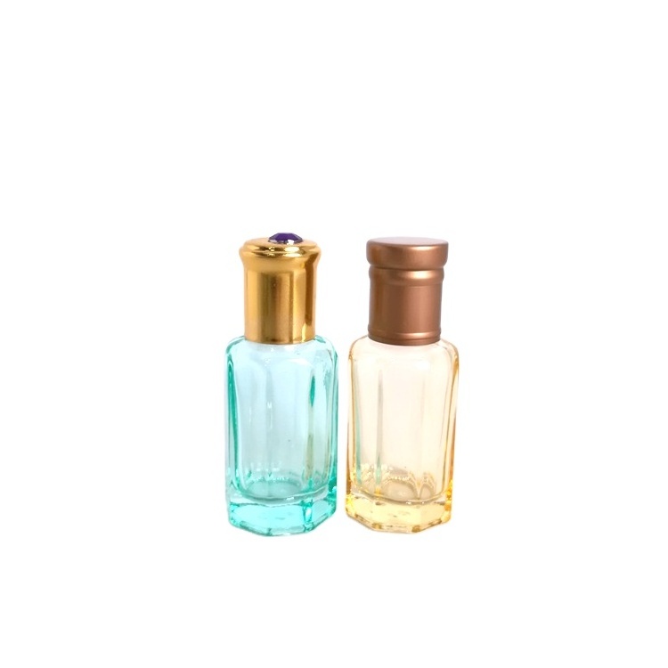 OEM 3ml 5ml Crystal Fancy Empty Deodorant Essential Oil Roll On Glass Bottle Perfume Roller Bottle with plastic Ball