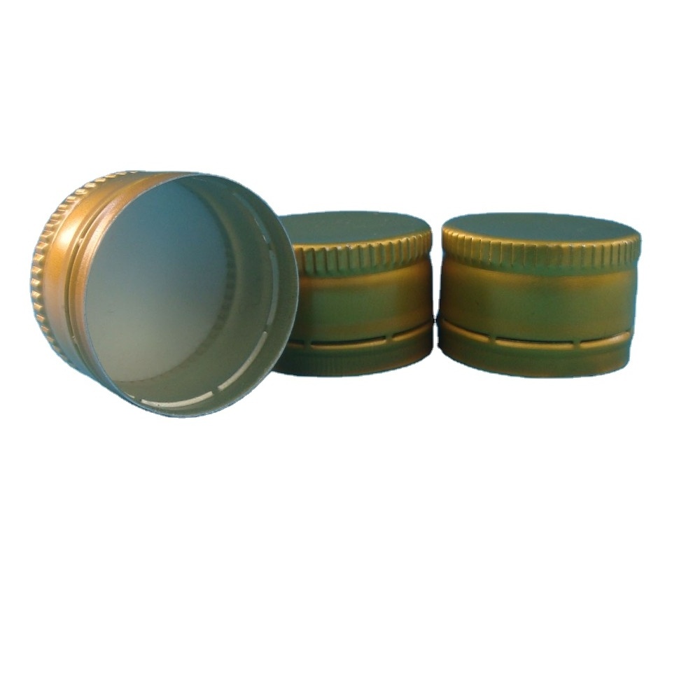 28mm tamper evident aluminum cap/28mm ROPP cap