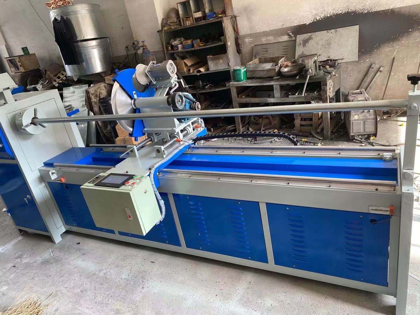 Garment Process Fully automatic fabric roll slitting Fabric Roll Strip Cutting Machine