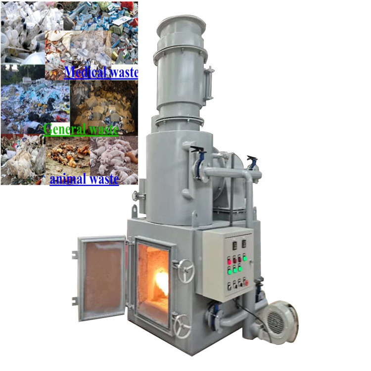 Smokeless incinerator for chicken poultry waste