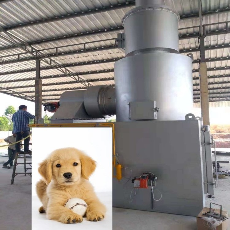 Waste Incineation Smokeless Incinerator Pet Animal Cremation Machine Price Waste Incinerator Human Body Incinerator