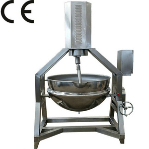 supply industrial steam jacketed kettle gas stirring pot machine for tomato sauce