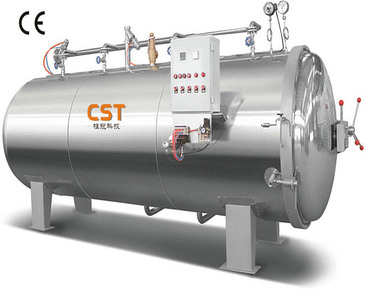 fully automatic horizontal autoclave bags mushroom steam retort