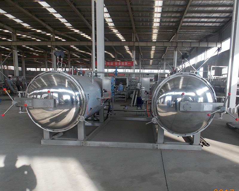 fully automatic horizontal autoclave bags mushroom steam retort