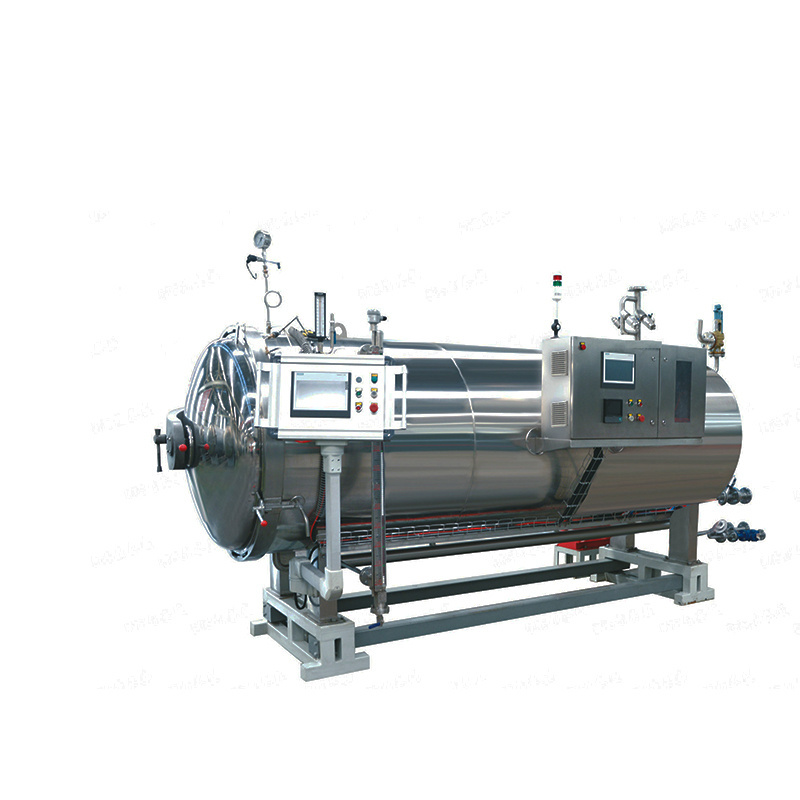 fully automatic horizontal autoclave bags mushroom steam retort