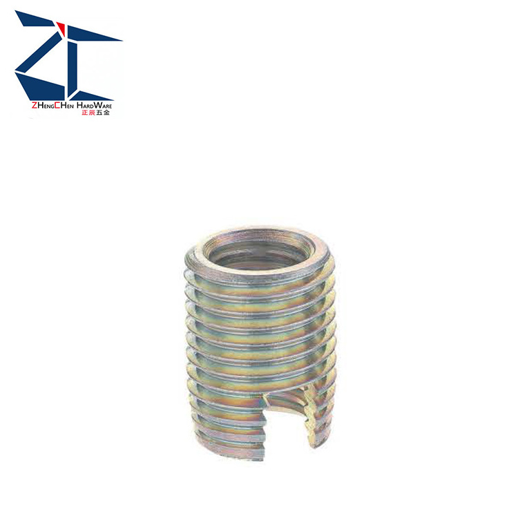 Stainless Steel Screw Repair Tool Inner Self Tapping Threaded Insert Self Tapping Insert with Slotted Thread