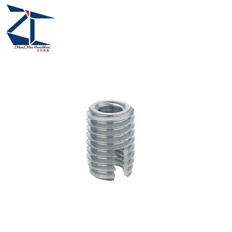 Stainless Steel Screw Repair Tool Inner Self Tapping Threaded Insert Self Tapping Insert with Slotted Thread