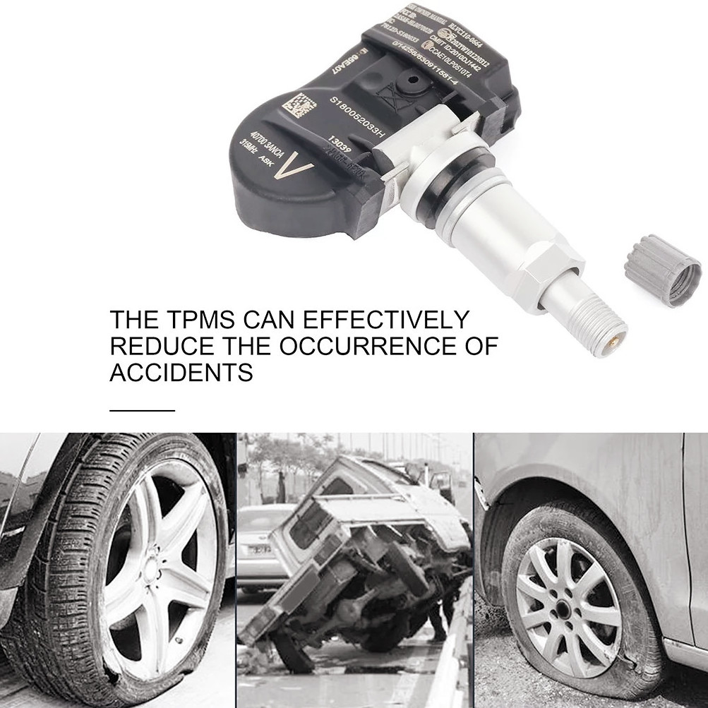 Universal Tire pressure sensor 433MHZ and 315 MHZ frequency dual function Programmable TPMS Compatible with autel Tool