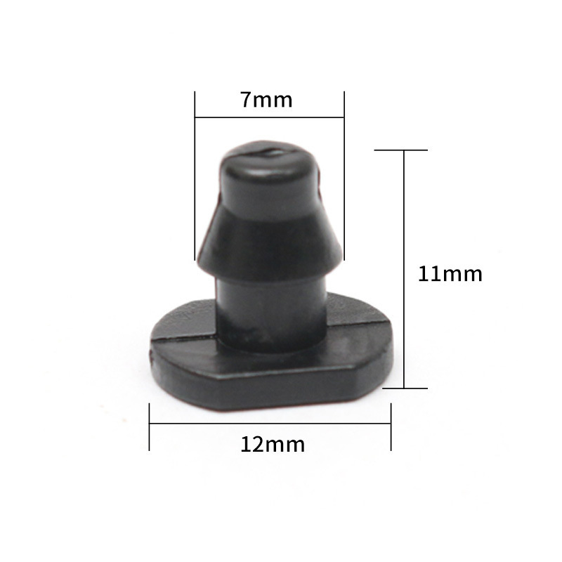 QJQ455 Plastic Garden Irrigation System Fittings End Cap For 1/4 Inch PVC Hose 4/7mm Pipe End Plug Cap