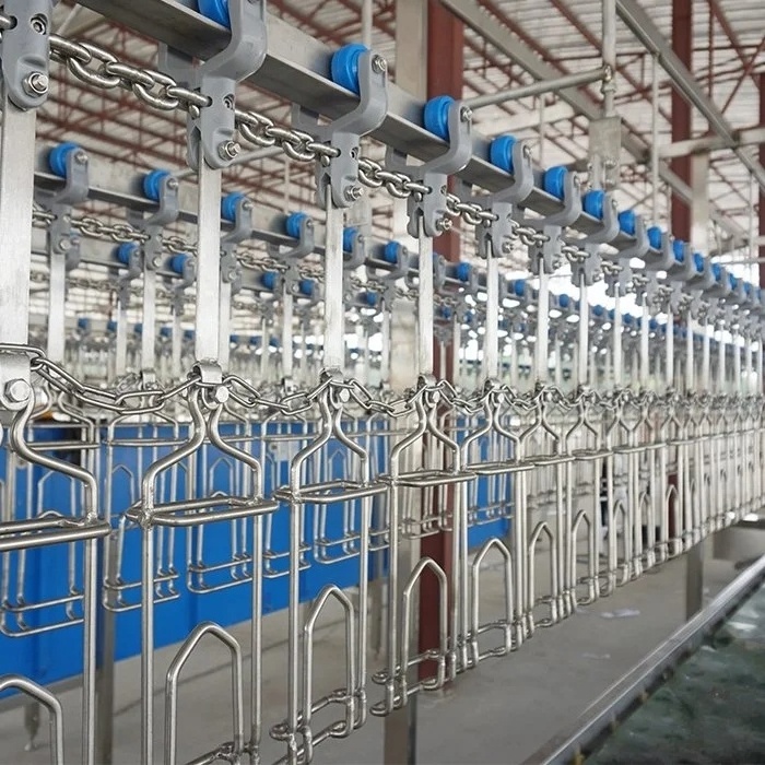 stainless steel shackle hook chicken slaughter process line equipment