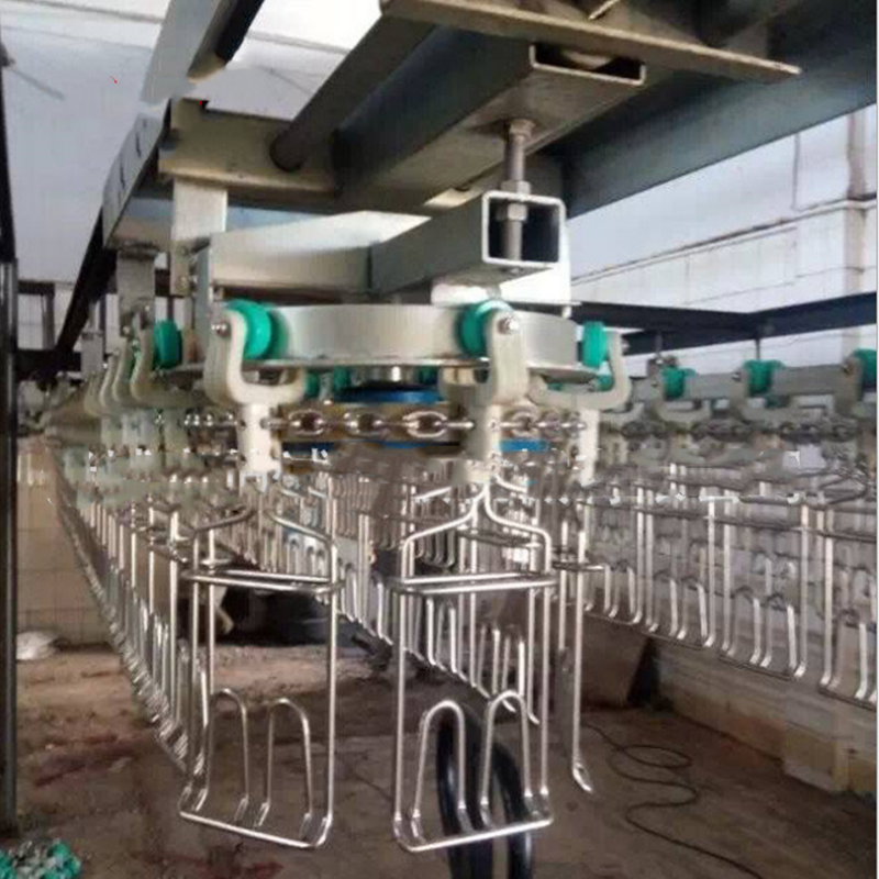 overhead hanging conveyor  chicken slaughtering line