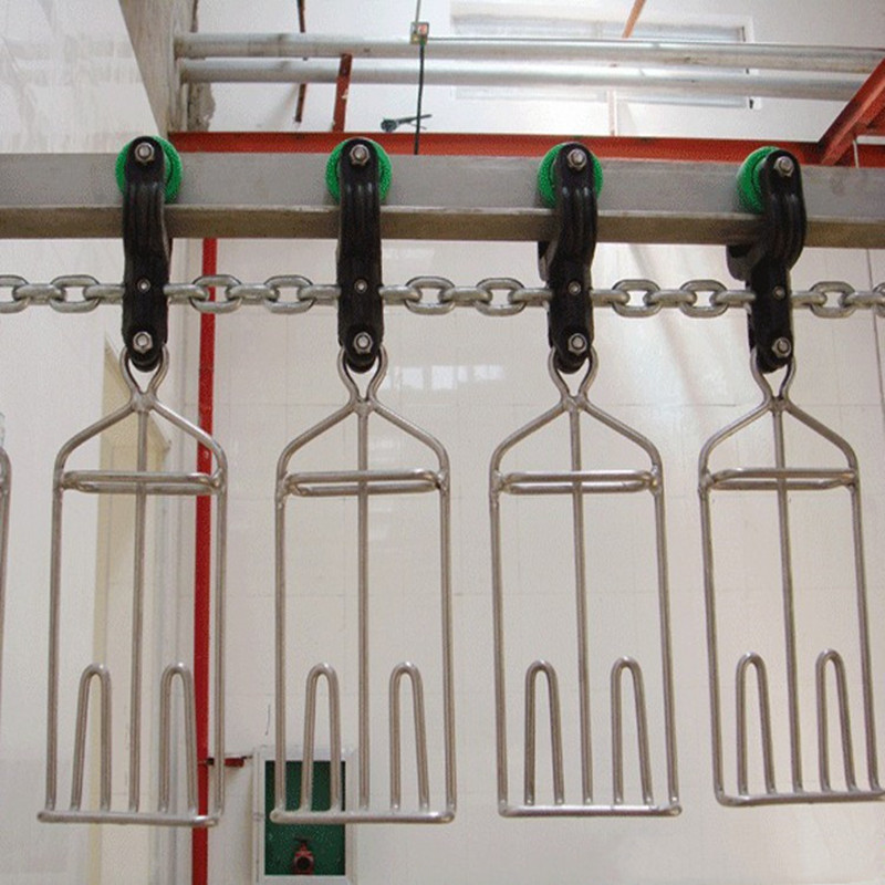 overhead hanging conveyor  chicken slaughtering line