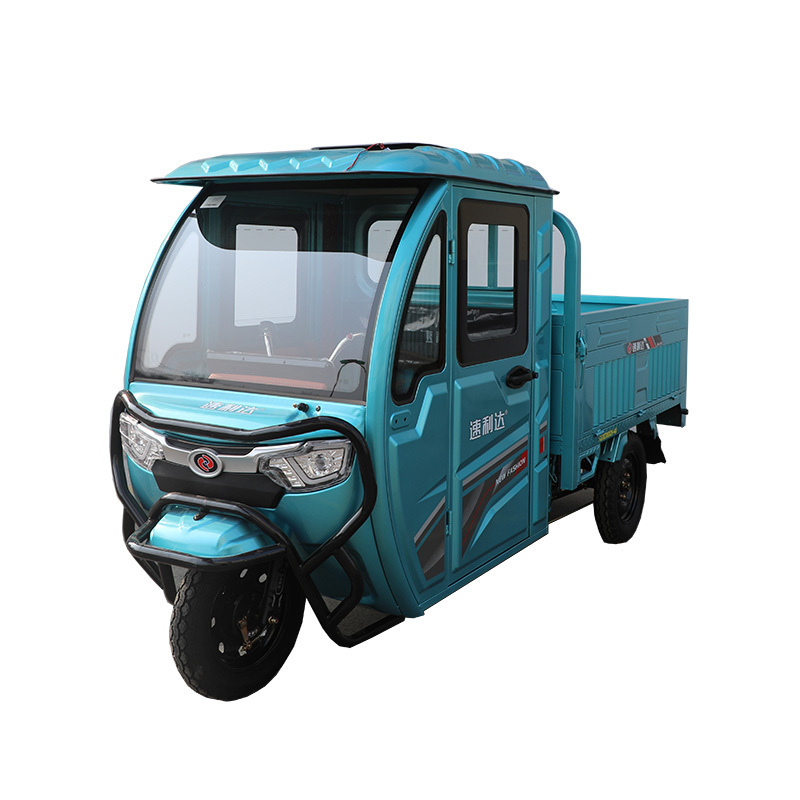 China Manufacturer Good Quality Cargo Transport 800W Electric Tricycle Side Car Motorcycle For Sale