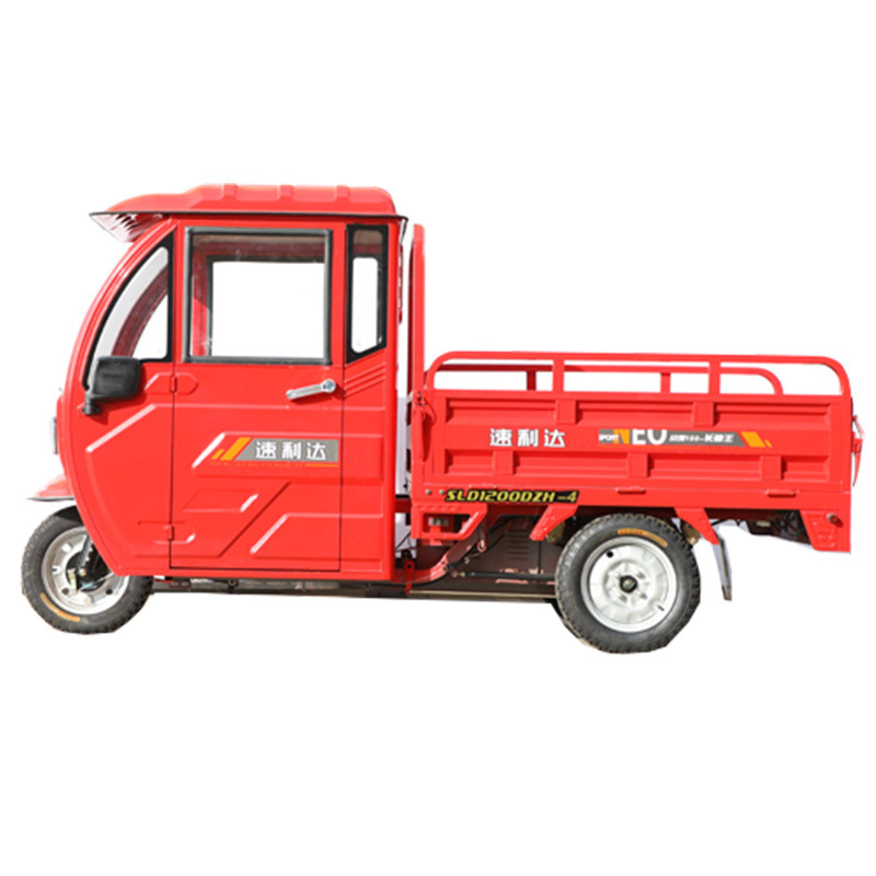 China Manufacturer Good Quality Cargo Transport 800W Electric Tricycle Side Car Motorcycle For Sale