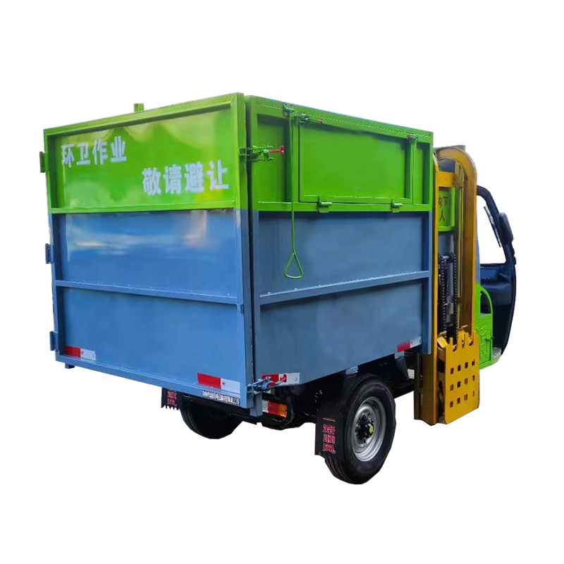 Garbage Truck Tricycle Hanging Bucket Garbage Truck Vehicle for Sale Fast Delivery Three Wheel Electric Bicycle 2 Person 3 Wheel