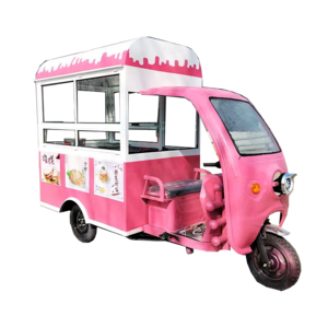 New Electric Mini Rickshaw Tricycle Tricycle Motorcycle Ice Cream Bike