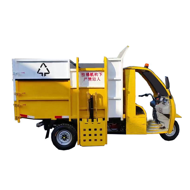 Garbage Truck Tricycle Hanging Bucket Garbage Truck Vehicle for Sale Fast Delivery Three Wheel Electric Bicycle 2 Person 3 Wheel