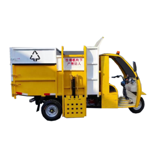 Garbage Truck Tricycle Hanging Bucket Garbage Truck Vehicle for Sale Fast Delivery Three Wheel Electric Bicycle 2 Person 3 Wheel