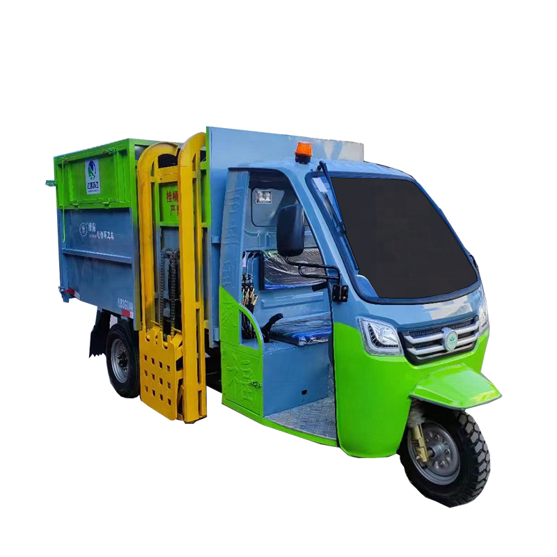 Garbage Truck Tricycle Hanging Bucket Garbage Truck Vehicle for Sale Fast Delivery Three Wheel Electric Bicycle 2 Person 3 Wheel