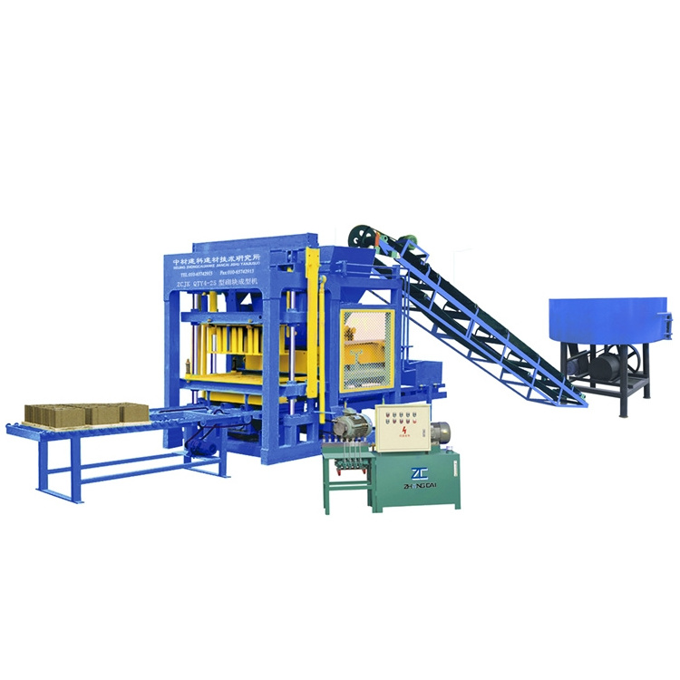 ZCJK QTY4-20A Hydraulic cement block making machine in Ghana