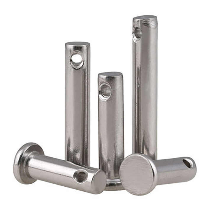 M3 M4 M5 M6 M8 M10 Flat Head Shaft Cylindrical Positioning Axis Roll Stainless Steel Locking Clevis Pivot Split Dowel Pin