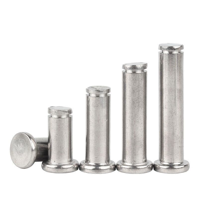 M3 M4 M5 M6 M8 M10 Flat Head Shaft Cylindrical Positioning Axis Roll Stainless Steel Locking Clevis Pivot Split Dowel Pin