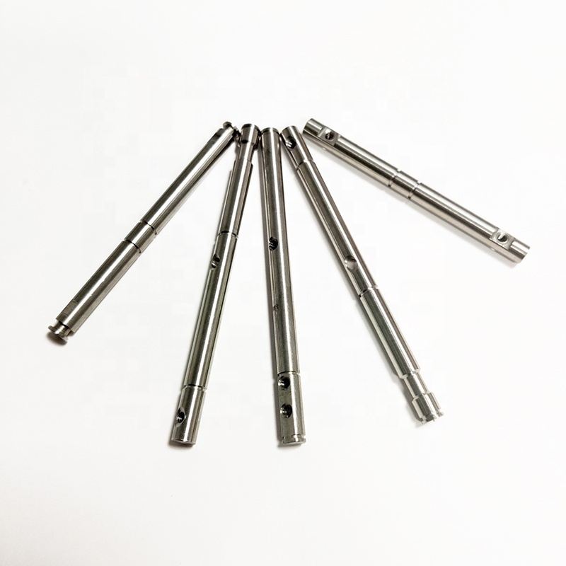 Customized High Side Hole Precision Stainless Steel Spline Shaft