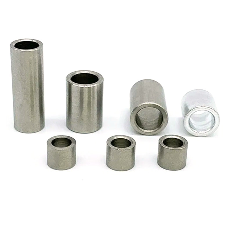 Custom unthreaded round White Black Nickel Plate Nylon Stainless Steel Aluminum Sleeve Bushing Spacer