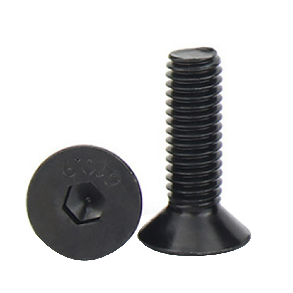 M2 M2.5 M5 M6 M8 Stainless Steel DIN965 Hex Socket Head Flat Countersunk Torx Slotted Small Black Allen Bolt Machine Screw