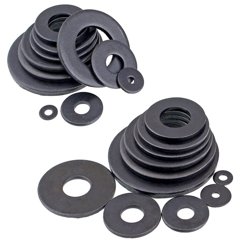 Factory Manufacturer 3/8 x 1 3/4 Low Carbon Steel Black Oxide Fender Washers