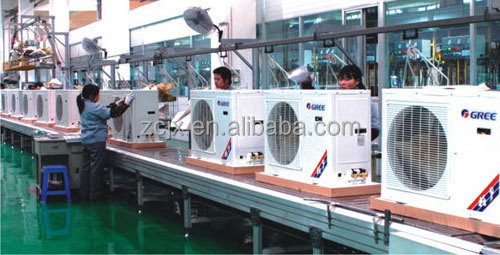 Split type air conditioner assembly line