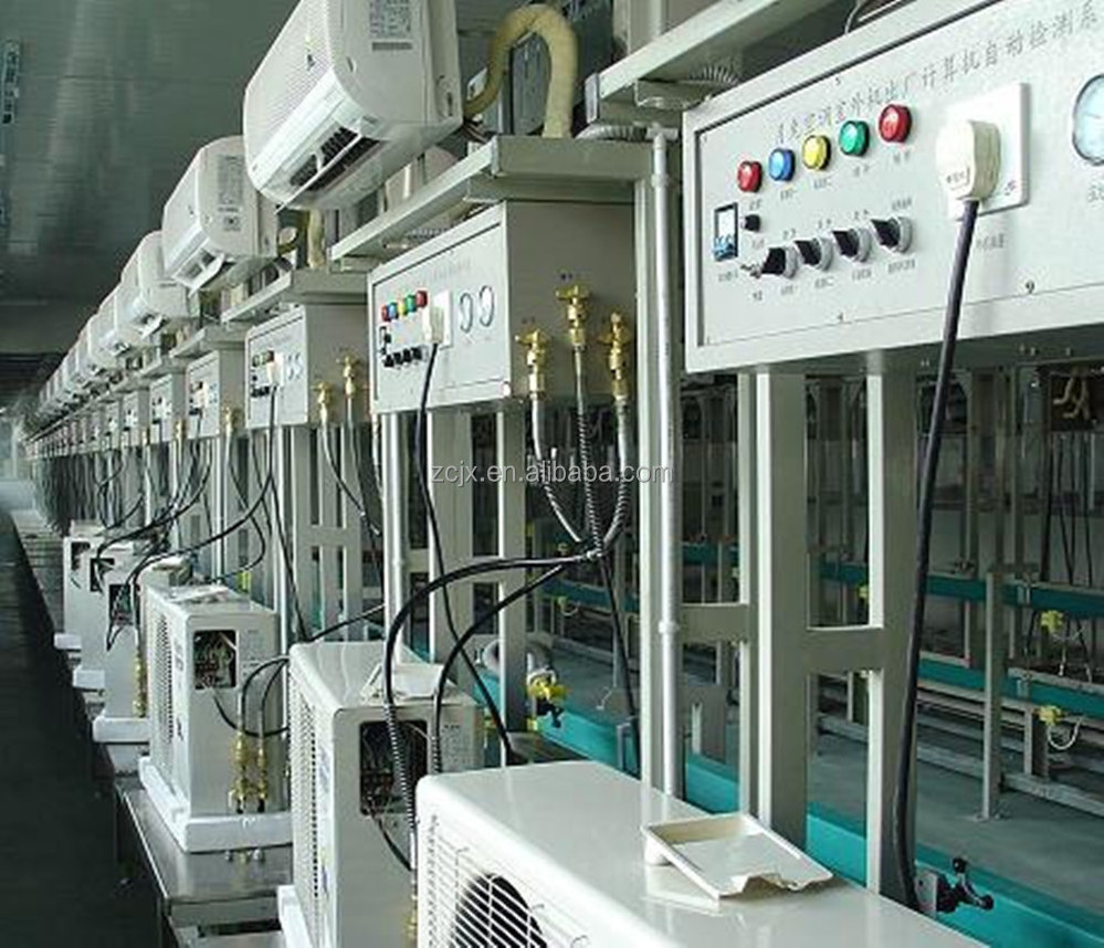 Split type air conditioner assembly line