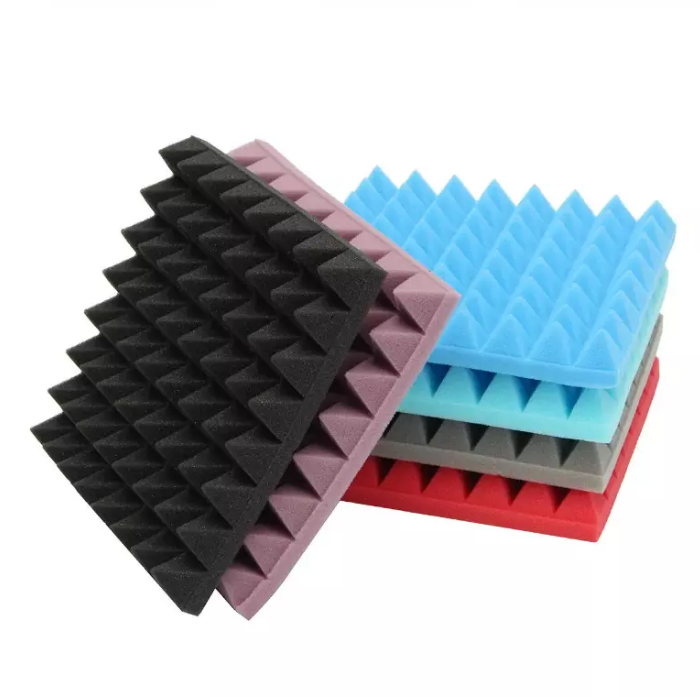 Sound-proof Sound Insulation Sponge Foam Panel Pyramid Acoustic Cotton for Studio Wall