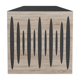 acoustic absorbing diffusion wall panels wood corner bass trap for studio and music room