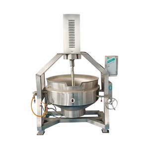 titling industry Tomato Paste Steam Chilly Sauce Steam Jacketed Fruit cheese Jam Cooking frying Kettle With Mixer machine