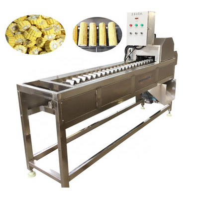 Fully automatic commercial cutter Carrot radish sweet fresh frozen corn cob stick maize cutting cutter machine for sale price