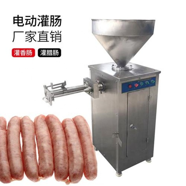 High quality electric sus304 Enema Machine Sausage Stuffer Automatic Sausage Filling Making Machine with twist for sale price