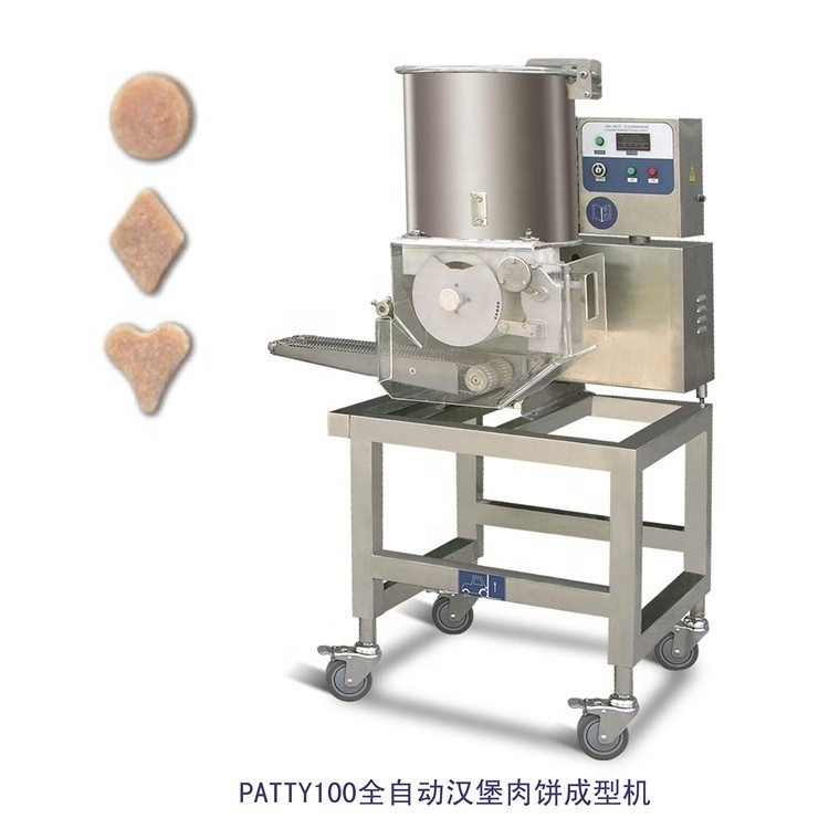 Mini electric KFC chicken nuggets production line burger patty making machine hamburger patty forming machine for sale price